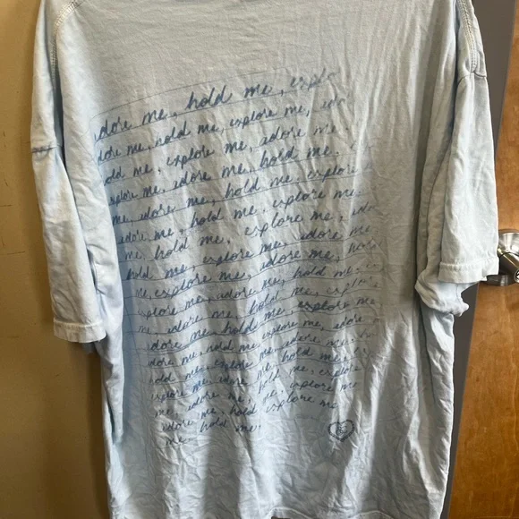 Sabrina Carpenter 2X Light Blue Short N’ Sweet tour Women's Short Sleeve Tee - Picture 8 of 14